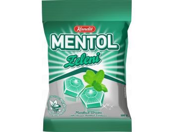 Kandit Mentol bomboni zeleni 100 g
