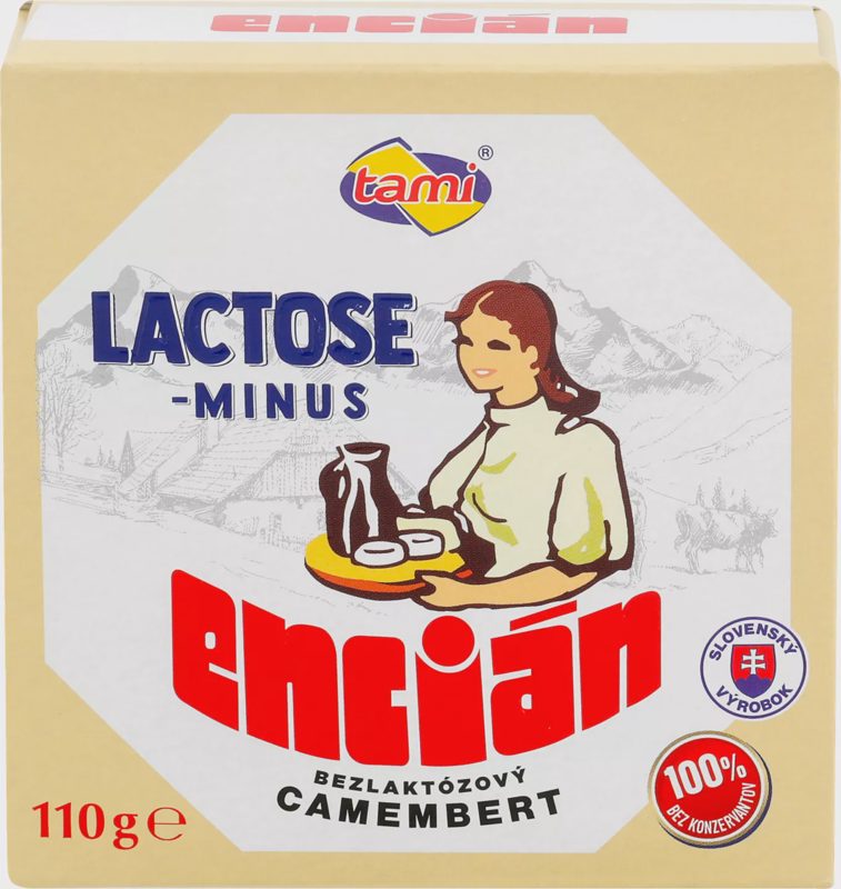 Encián bez laktózy plísňový sýr