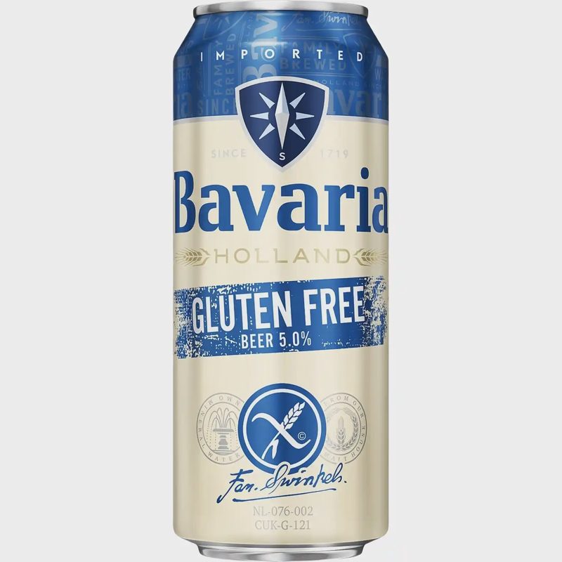 Alus BAVARIA PREMIUM GLUTEN FREE, 5 %, 0,5 l