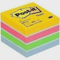 Post-it Αυτοκόλλητα Σημειώσεων Mini Κύβος Ν205