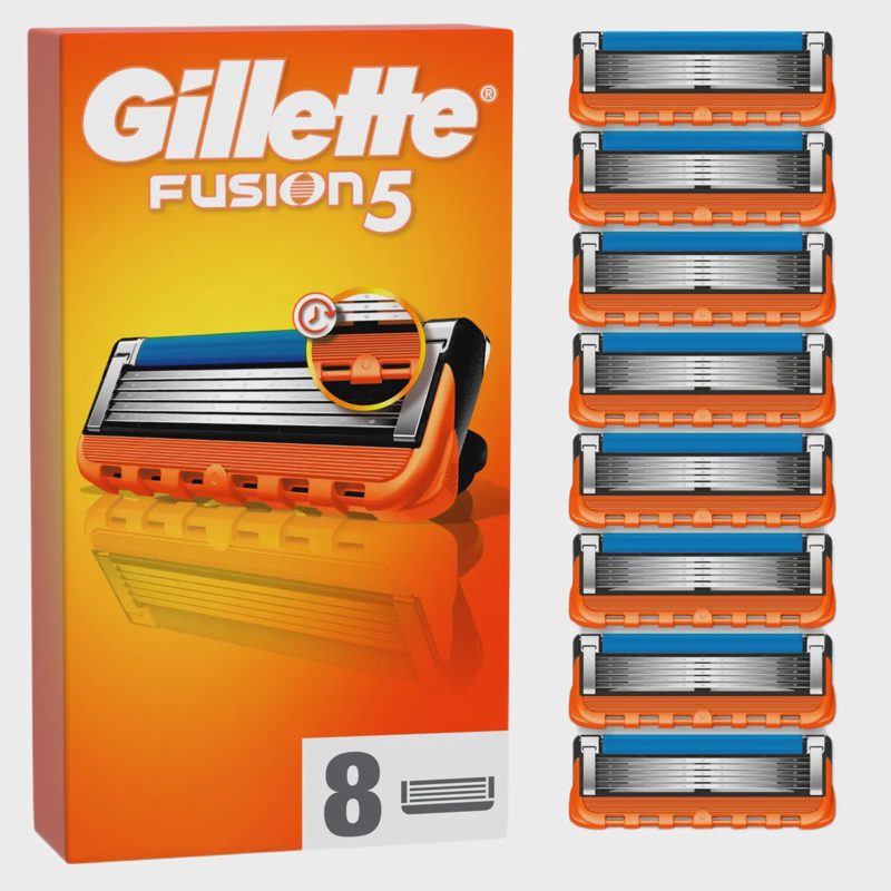 Skustuvo galvutės GILLETTE FUSION 8 vnt.