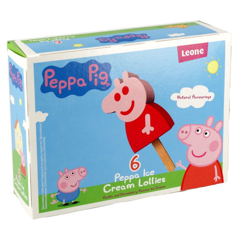 SLADOLED PEPPA PIG, LEONE, 6X60ML