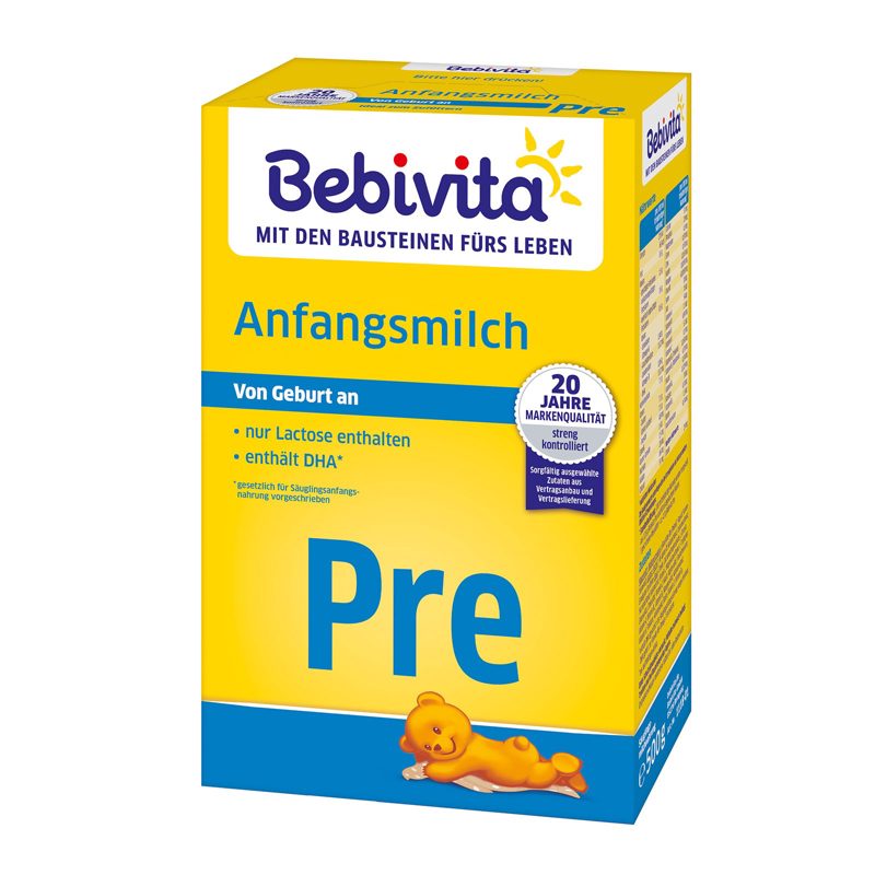 Anfangsmilch, Pre