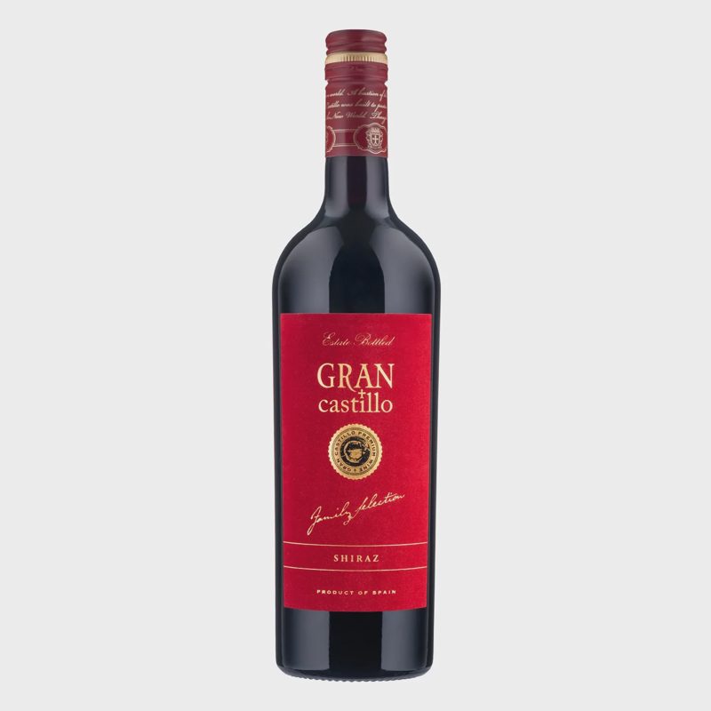 Raudon.vynas GRAN CASTILLO SHIRAZ,12,5%,0,75l