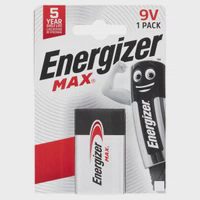 1 Pila Transistor 9v Alkalina Max Energizer
