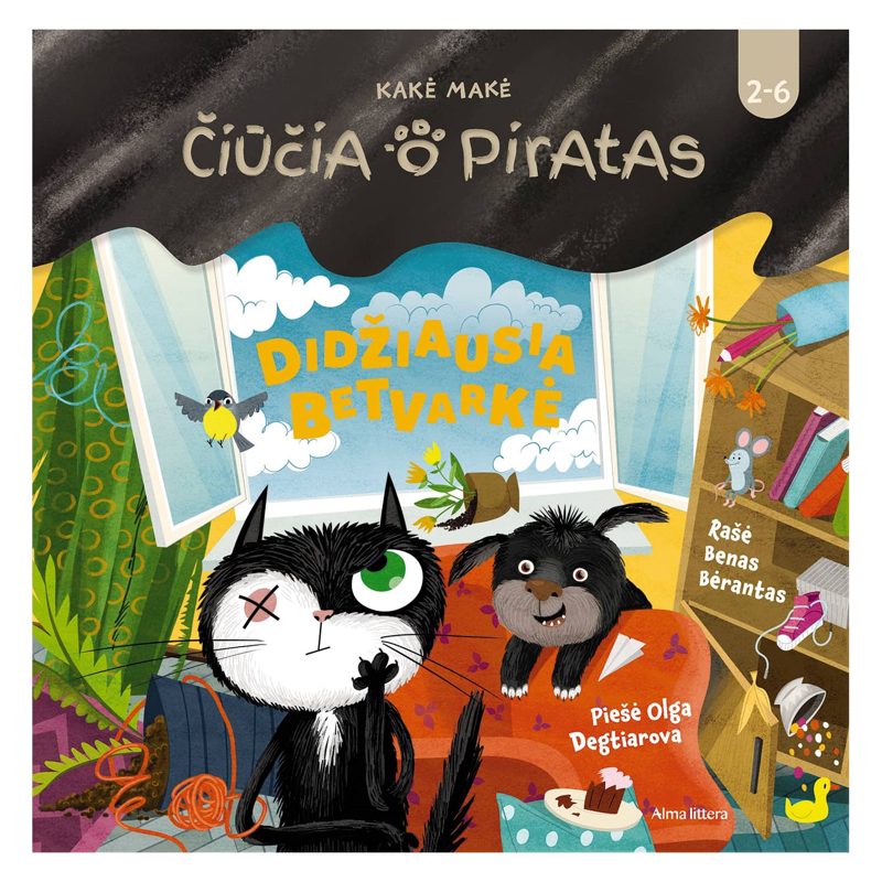 Knyga ČIŪČIA IR PIRATAS. DIDŽIAUSIA BETVARKĖ