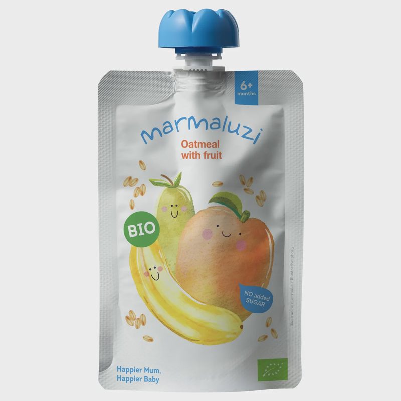 Ekol. mangų, avižų košė MARMAL., 6 mėn., 90g