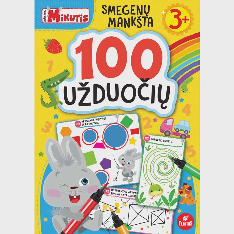 Spalv. kn. KIŠKUTIS MIKUTIS. 100 UŽDUOČIŲ