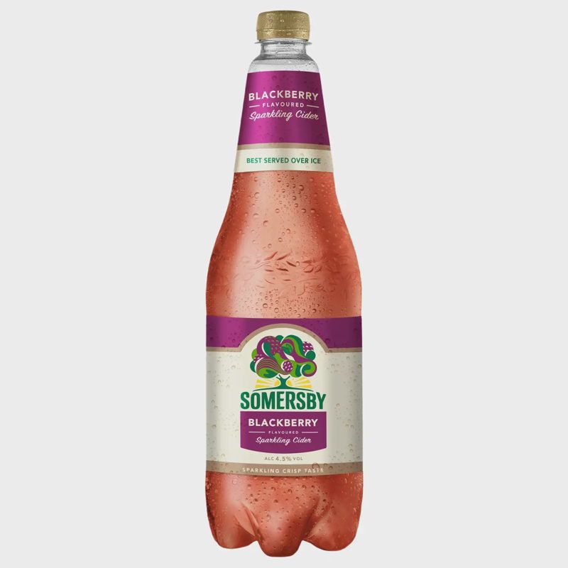 Gervuogių skonio sidras SOMERSBY, 4,5%, 1l