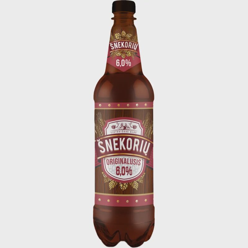ŠNEKORIŲ alus, 6 %, 1 l