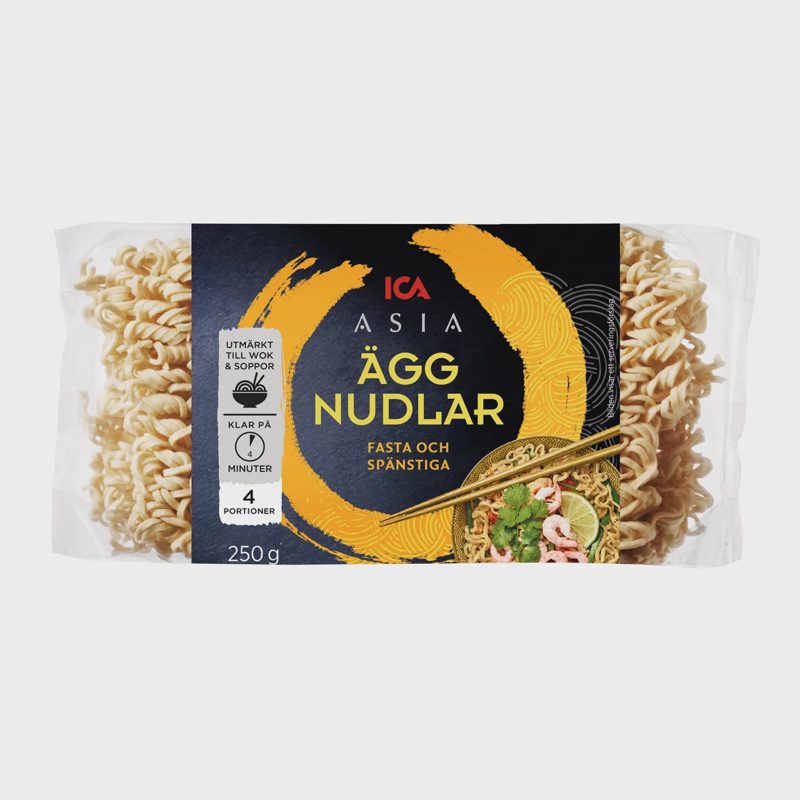 Kiaušininiai makaronai NOODLES ICA, 250 g
