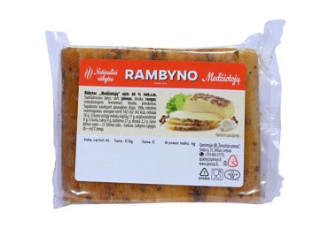Rūk. RAMBYNO MEDŽIOTOJŲ sūris, 42% rieb., 1kg