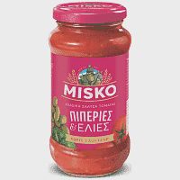 Misko Σάλτσα Πιπεριές & Ελιές 500gr
