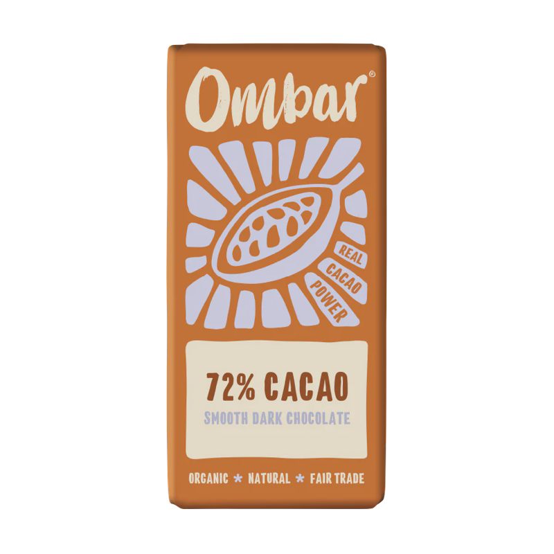 72% Dark Raw Chocolate Bar (Organic)