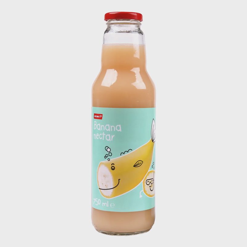 Bananų nektaras RIMI, 0,75 l