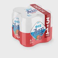 Φιξ Άνευ Μπίρα Σαγκουίνι Κουτί 330ml 3+1 Δώρο