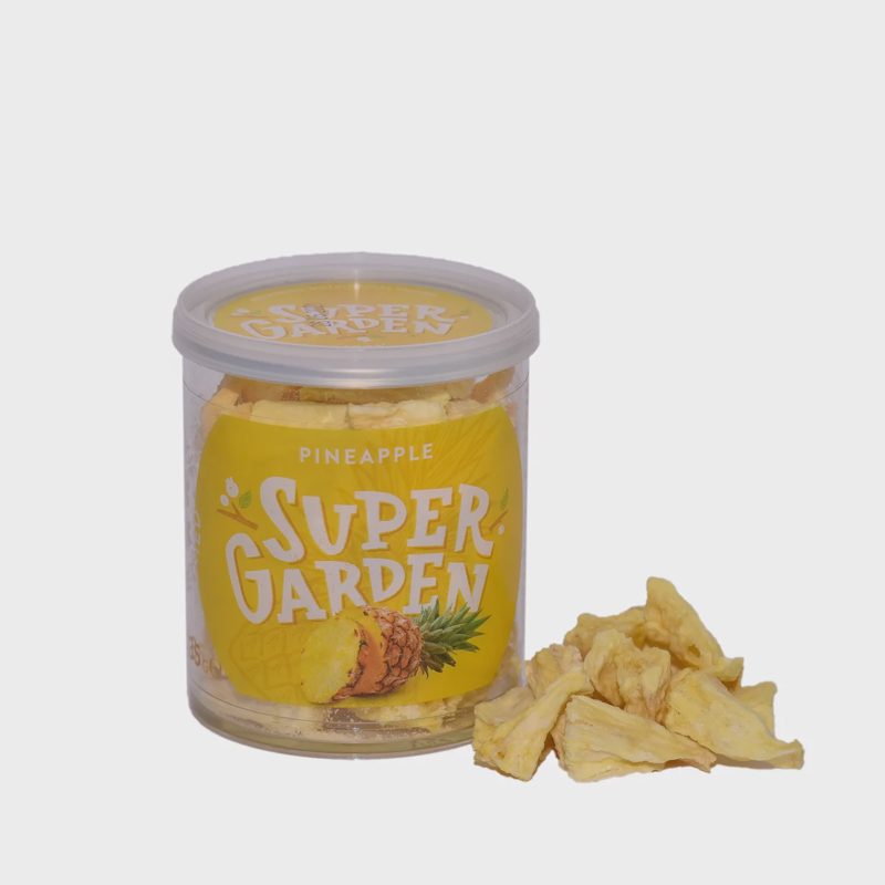 Šaltyje džiovinti ananasai SUPERGARDEN, 35g