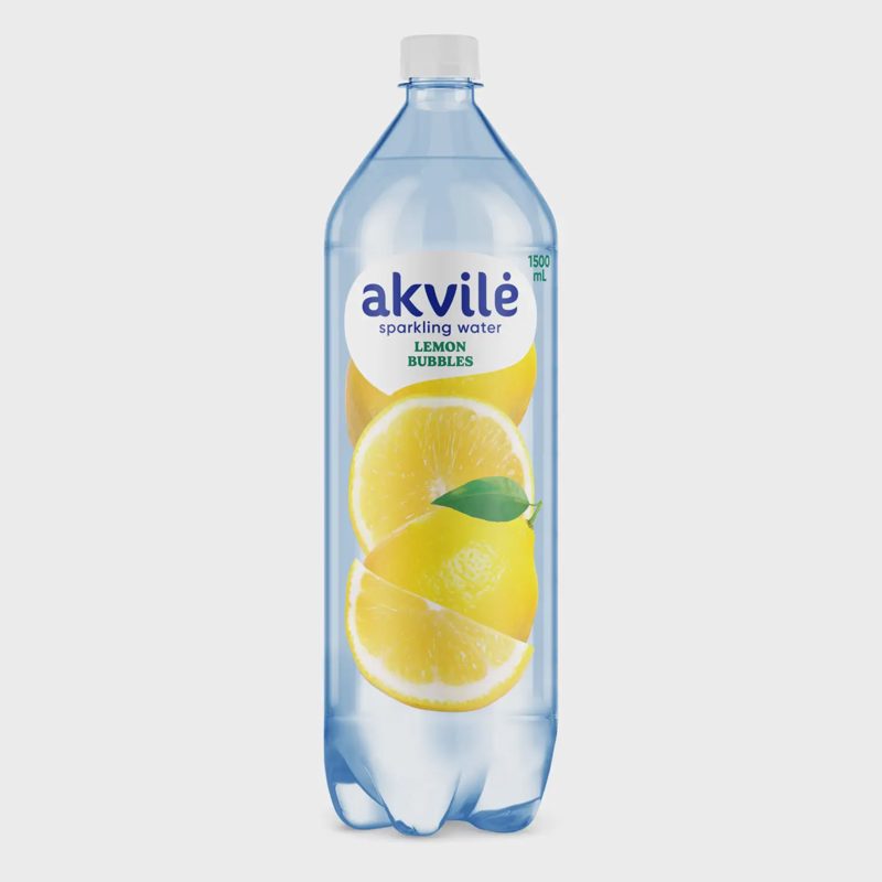 Gaz. citrinų ar. stalo vanduo AKVILĖ, 1,5l