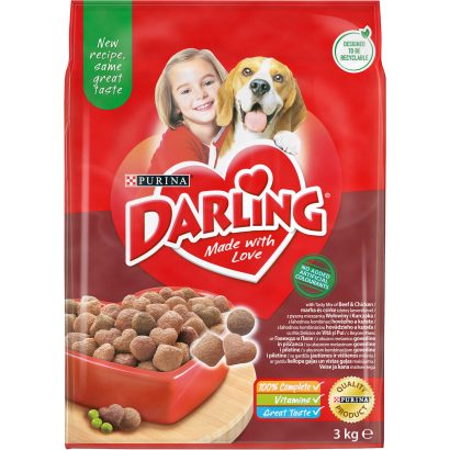 Purina Darling hrana za pse govedina 3 kg