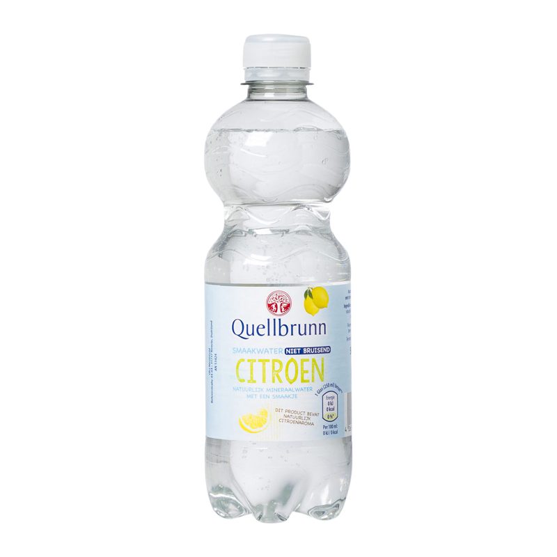 6-pack water met smaak citroen