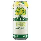 Bière Aromatisée Citron Yuzu 4,5% SOMERSBY