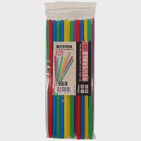 Καλαμάκια Επαναχρησιμοποιούμενα Jumbo 220mm x 7mm 20τεμ