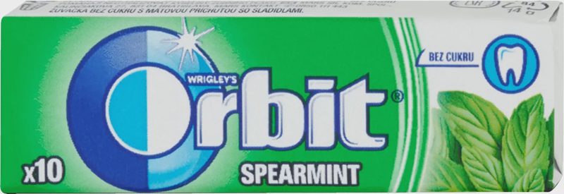 ŽV.ORBIT DRAŽ.SPEARMINT 14 g
