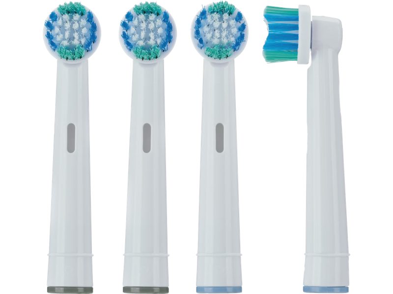 Tandborsthuvuden, 4-pack