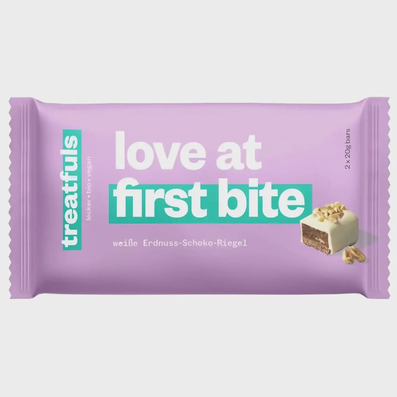 Ekol. batonėlis FIRST BITE TREATFULS, 2x20 g