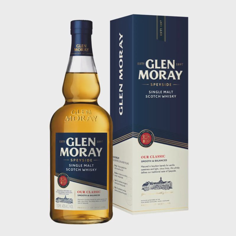 Viskis GLEN MORAY SPEYSIDE SINGLE, 40 %, 0,7l