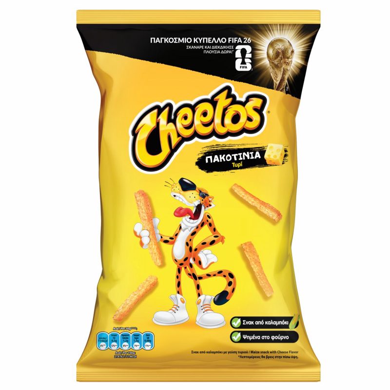 Cheetos Πακοτίνια Τυρί 125gr