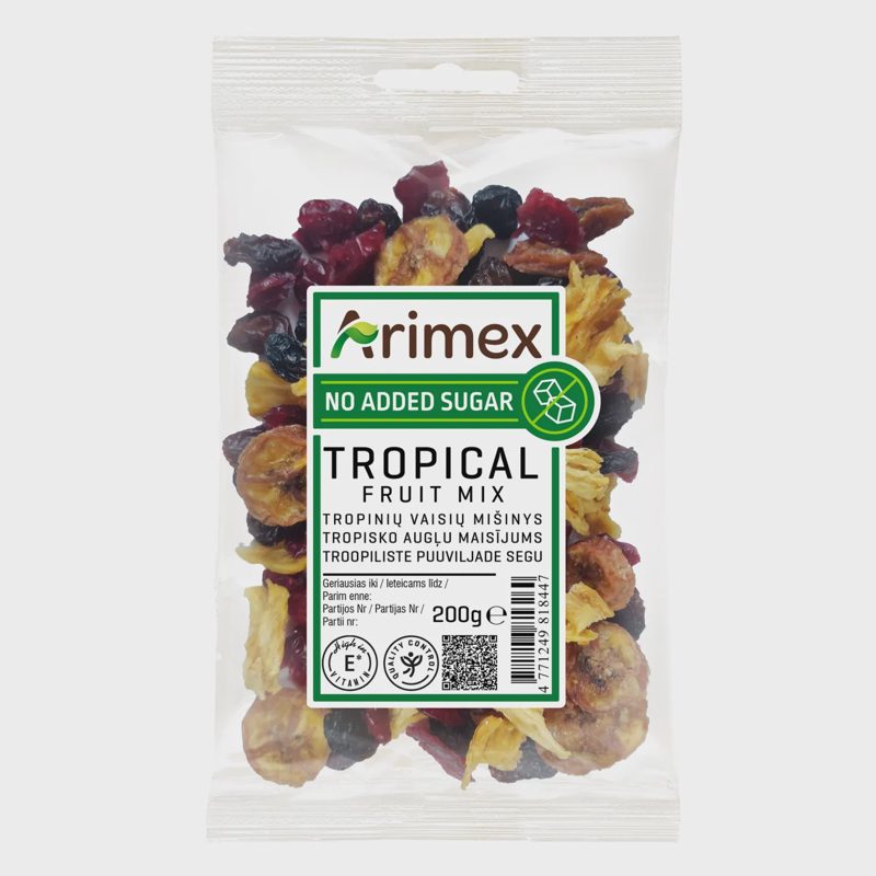 Mišinys su tropiniais vaisiais ARIMEX, 200g