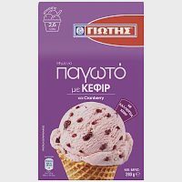 Γιώτης Μίγμα Για Παγωτό Κεφίρ & Cranberries 280gr