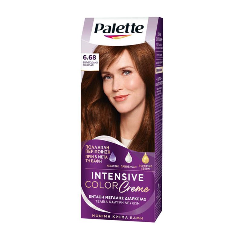 Palette Κρέμα Βαφή Μαλλιών Ν6.68 Σοκολατί