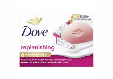 Gabalinis tualetinis muilas DOVE REPLENISHING, 90 g