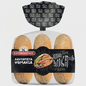 Καραμολέγκος Ψωμάκια Σάντουιτς 480gr 6τεμ
