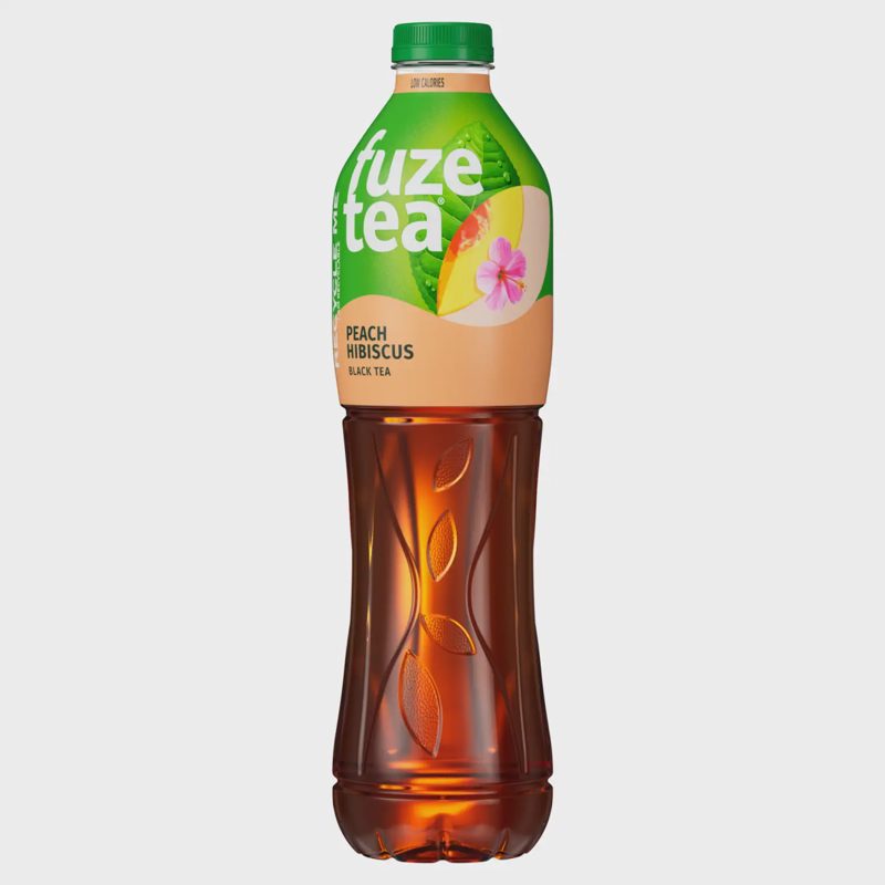 Persikų sk.juod.arbat. gėrimas FUZE TEA, 1,5l