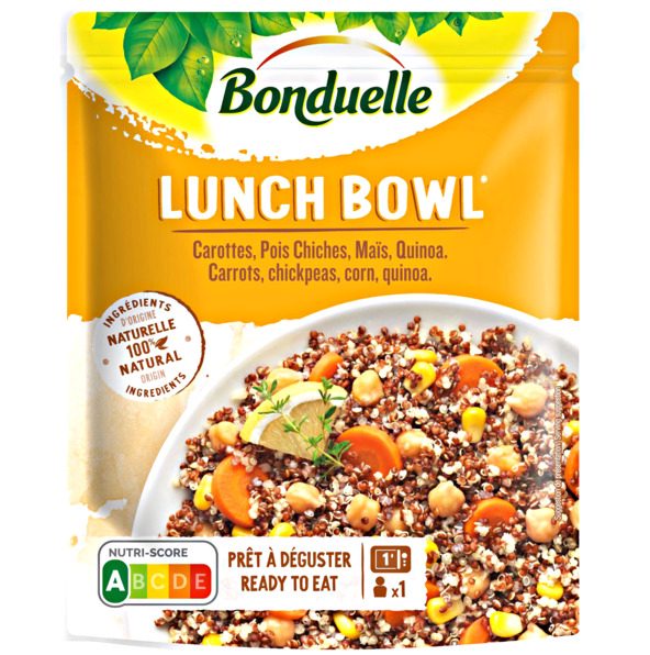 Plat cuisiné individuel Lunch box base Quinoa BONDUELLE - 250g