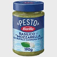 Barilla Σάλτσα Pesto Basilico Mozzarella 190gr