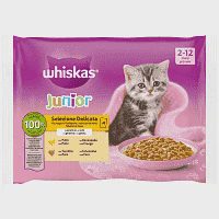 Whiskas Φακελάκια Γάτας Core Junior Πουλερικά 4x85gr