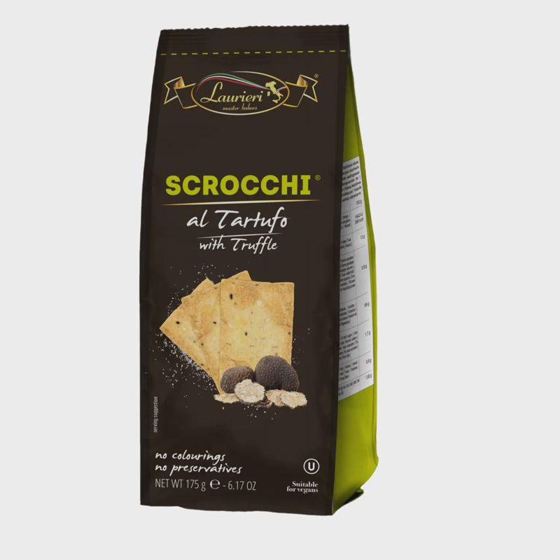 Krekeriai su trumais SCROCCHI LAURIERI, 175 g