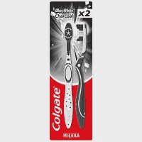 Colgate Max White Οδοντόβουρτσα Charcoal 2τεμ
