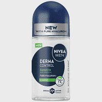 Nivea Men Αποσμητικό Derma Control Sensitive Roll - On 50ml