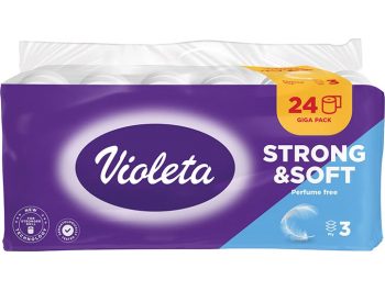 Violeta pure&strong toaletni papir troslojni 24 role