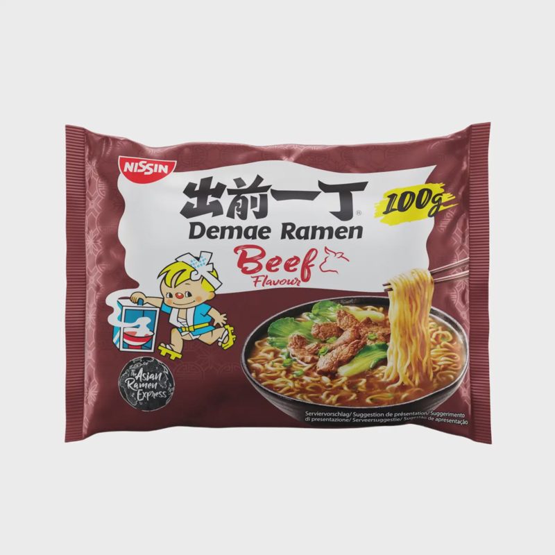 Jaut. sk. sriuba, makar. NISSIN RAMEN, 100 g