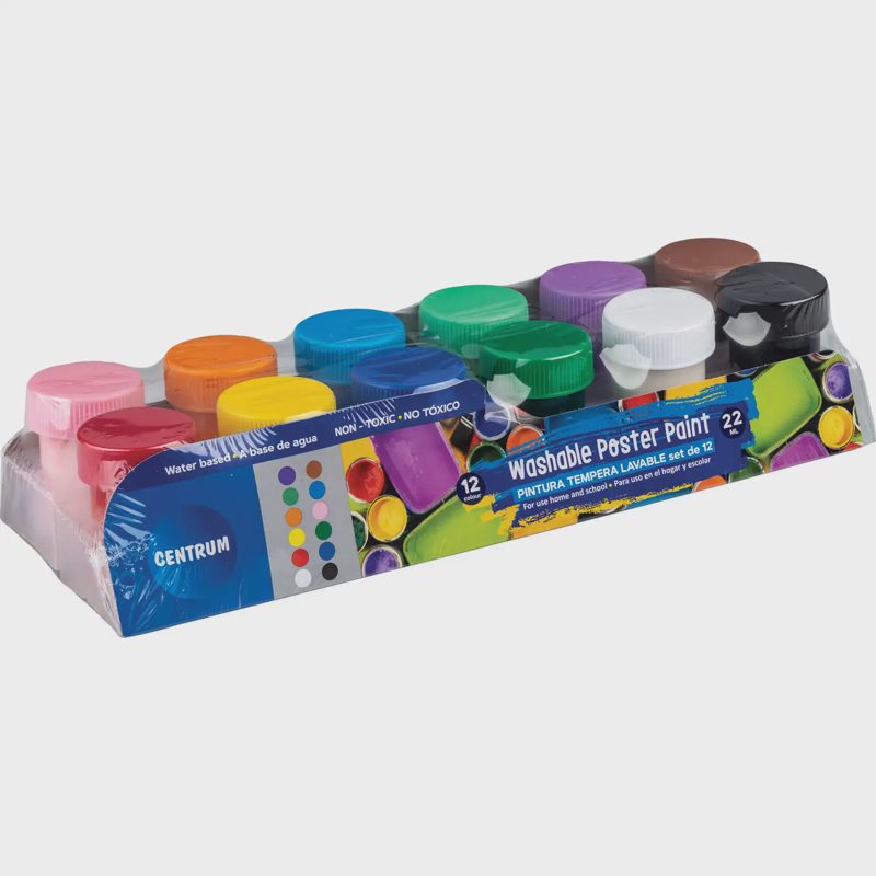 Guašo rinkinys CENTRUM, 12 vnt x 20 ml
