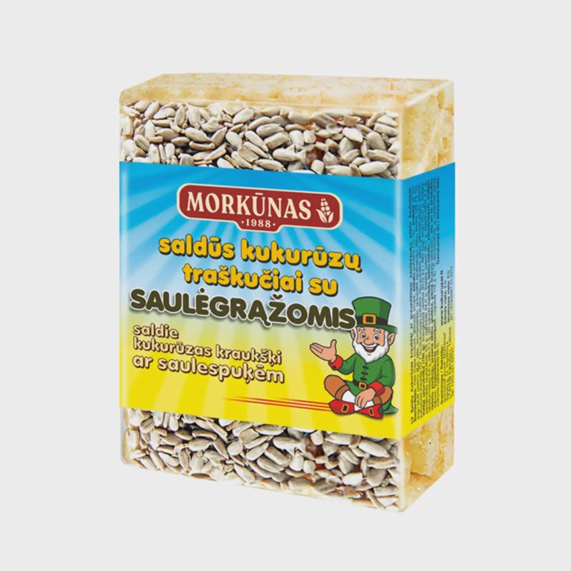 Saldūs kukurūzų traškučiai MORKŪNAS, 80 g