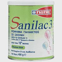 Sanilac 3 Γάλα Παιδικό 400gr