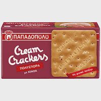 Παπαδοπούλου Cream Crackers Πολύσπορα 195gr