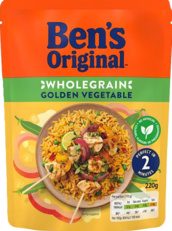 BEN'S ORIGINAL WHOLEGRAIN GOLDEN VEG RICE 220gr